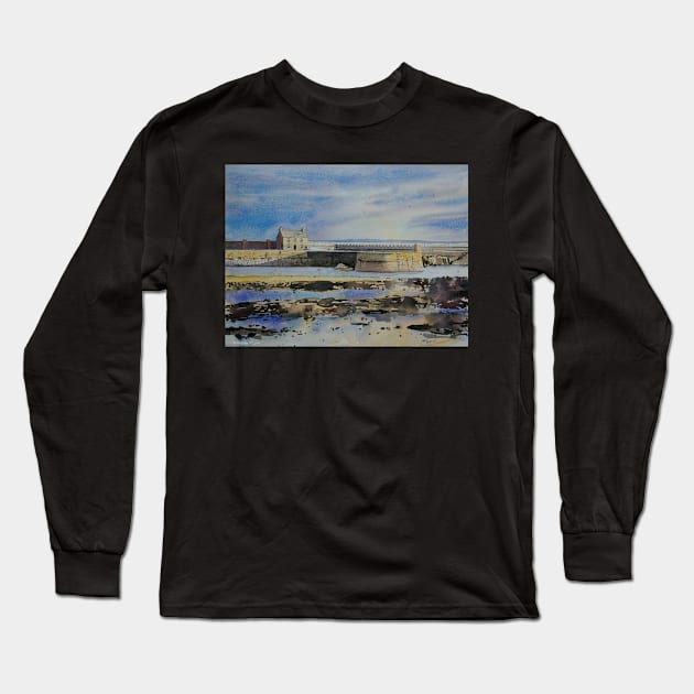 Saltcoats Harbour Long Sleeve T-Shirt by arlyon